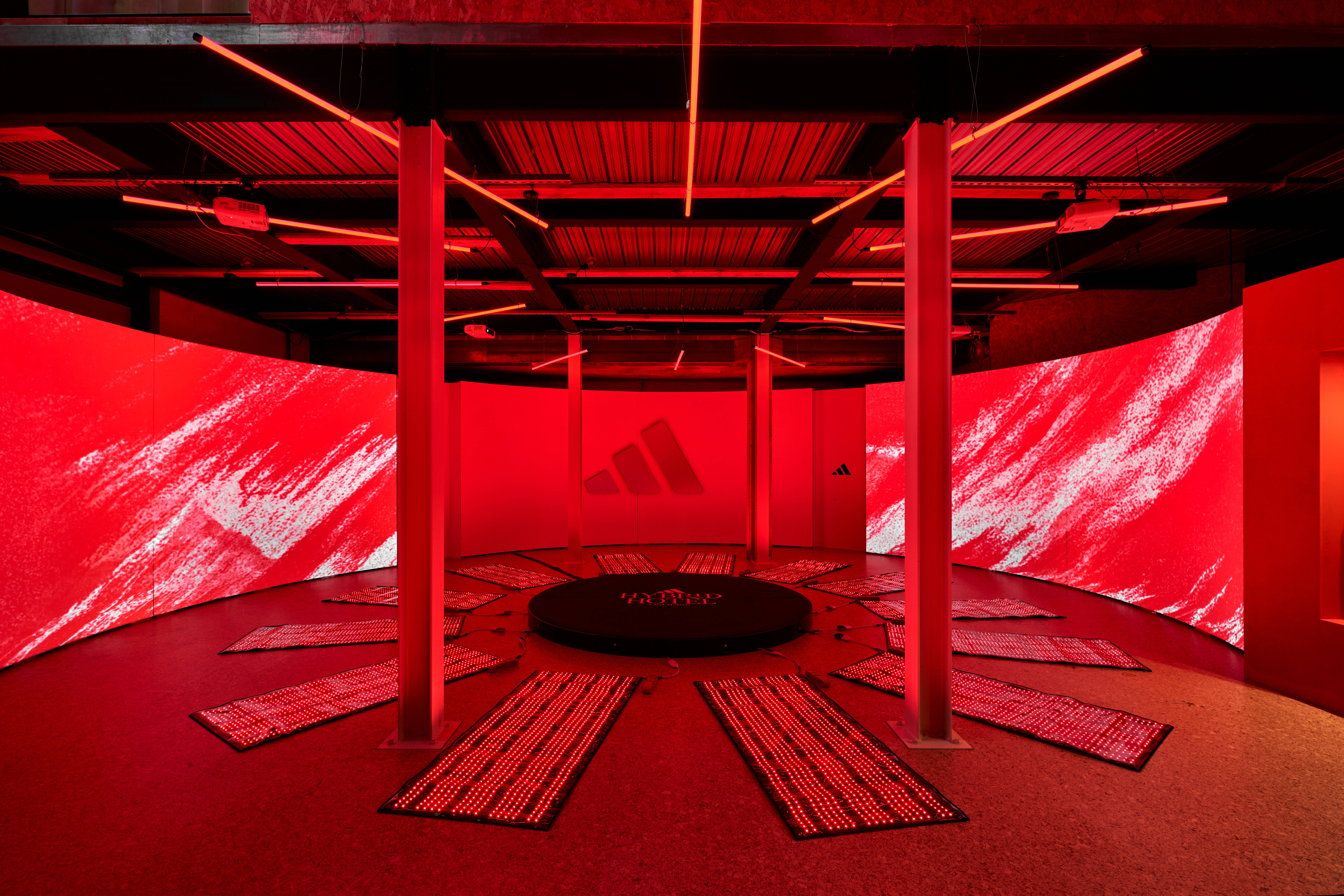 adidas hybrid hotel east london sound bath recovery space
