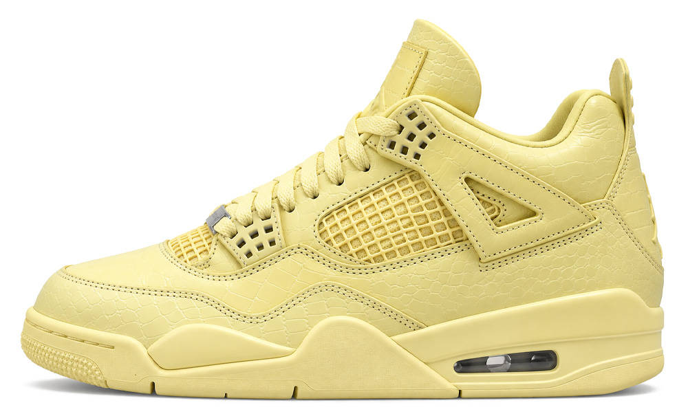 J Balvin x Air Jordan 4 Lemonade Mockup