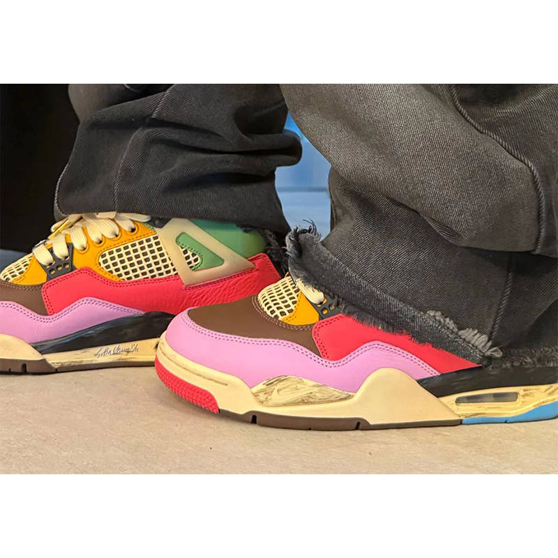 J Balvin x Air Jordan 4 Multi