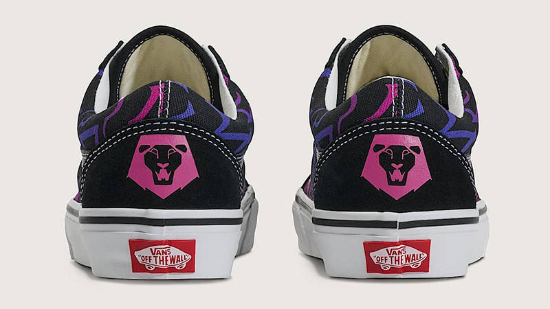 KPop Demon Hunters x Vans Old Skool Black Pink VN000E8WB9P back