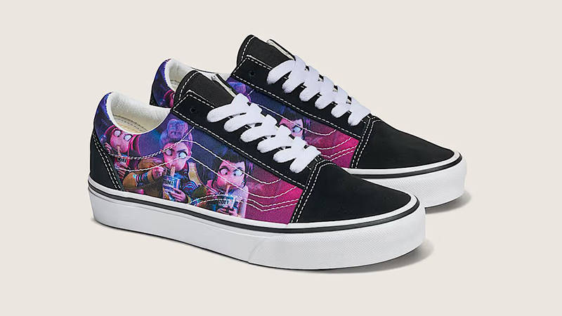 KPop Demon Hunters x Vans Old Skool GS Purple VN000ECUB5P front