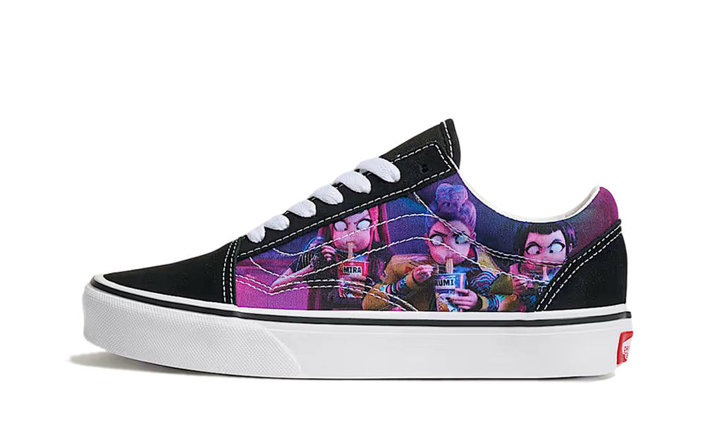 KPop Demon Hunters x Vans Old Skool GS Purple