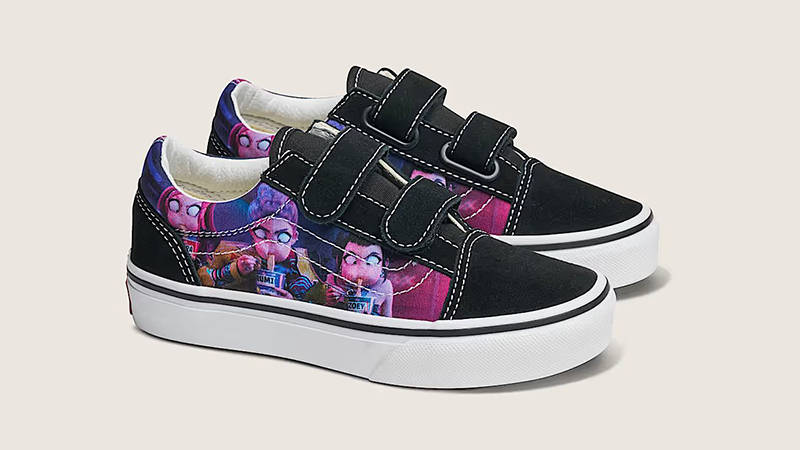 KPop Demon Hunters x Vans Old Skool PS Purple VN000V21PRP front