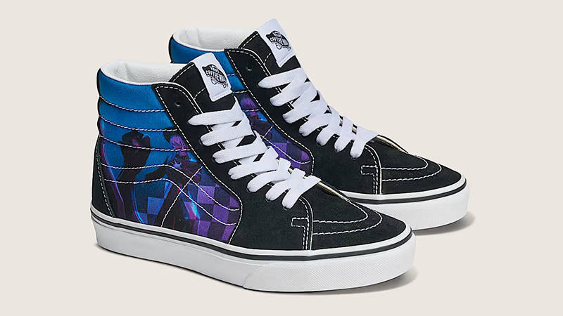 KPop Demon Hunters x Vans Sk8-Hi GS Black Blue VN000V68Y61 front