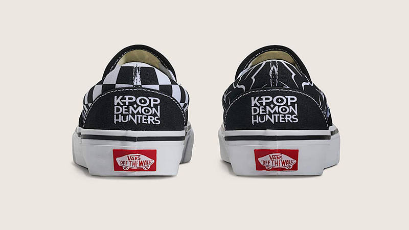 KPop Demon Hunters x Vans Slip-On GS Black VN000EC3BM8 back