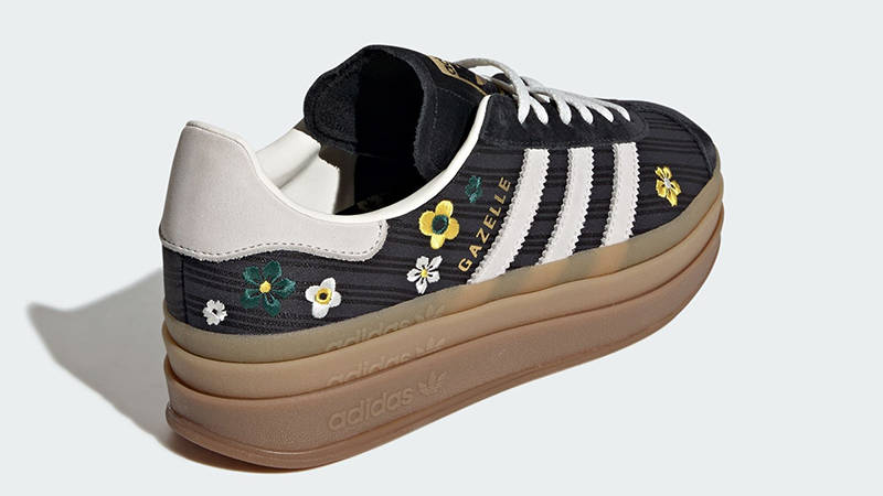 Liberty London x adidas Gazelle Bold Black Floral IH1922 back