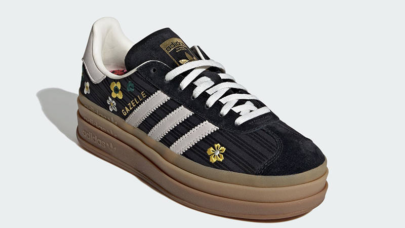 Liberty London x adidas Gazelle Bold Black Floral IH1922 front