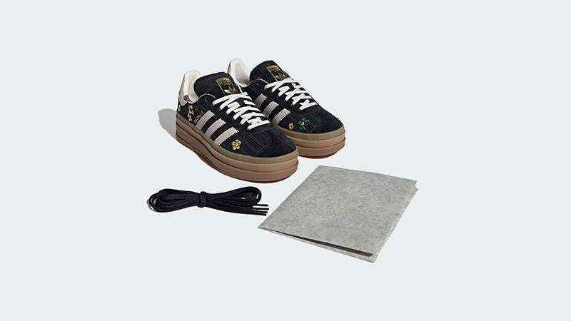 Liberty London x adidas Gazelle Bold Black Floral IH1922 side