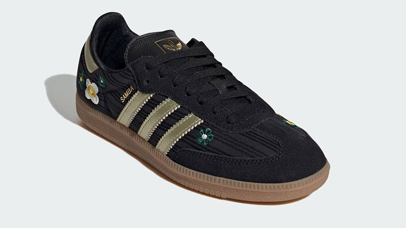 Liberty London x adidas Samba OG Black Flowers IH1331 front