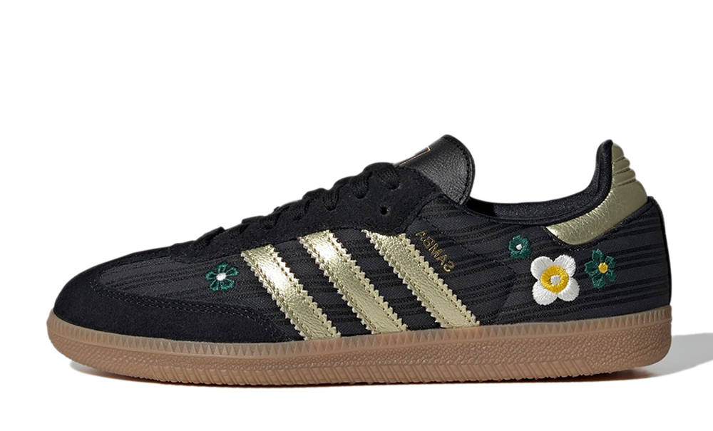 Liberty London x adidas Samba OG  Black Floral
