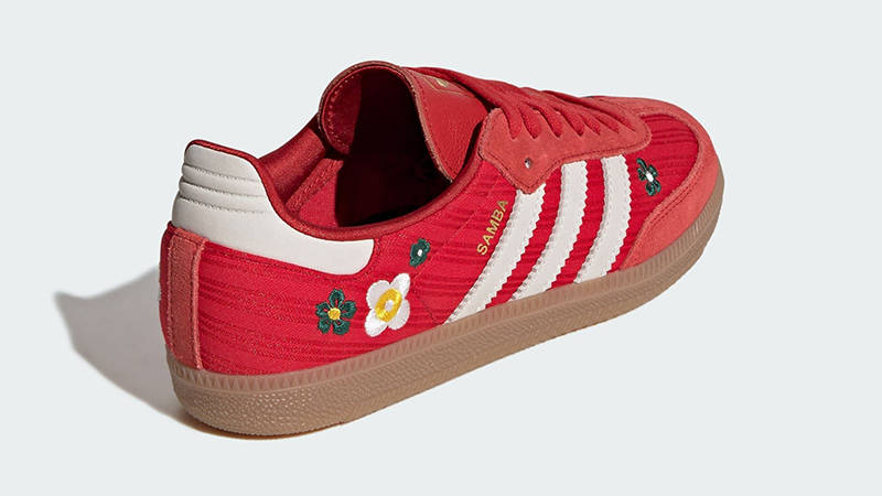 Liberty London x adidas Samba OG Red Floral IH9056 back