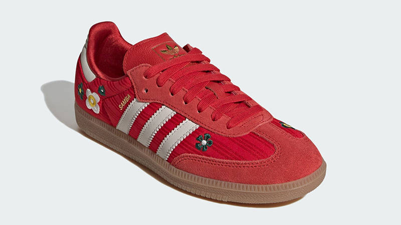 Liberty London x adidas Samba OG Red Floral IH9056 front