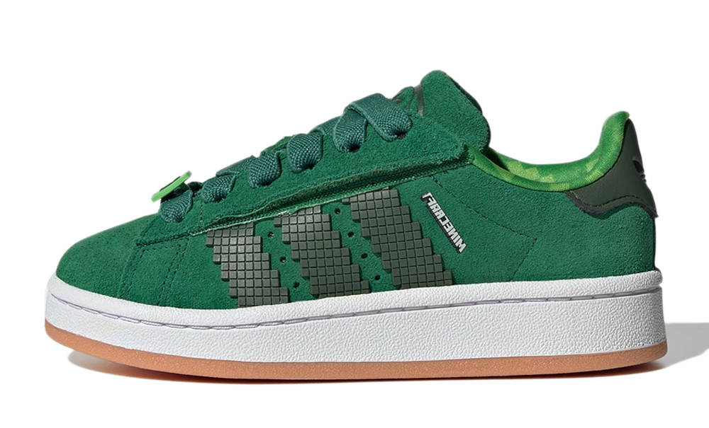 Minecraft Creeper x adidas Campus 00s Comfort Closure GS Green