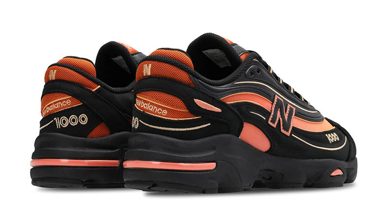 New Balance 1000 Fire Red Black M1000SM back