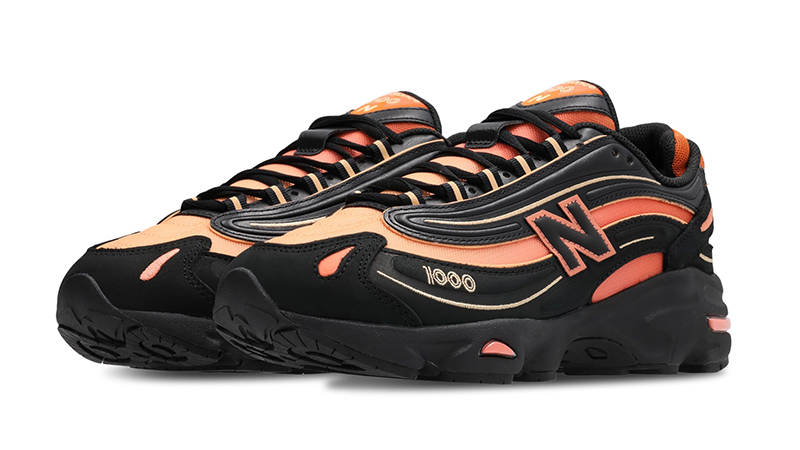 New Balance 1000 Fire Red Black M1000SM front