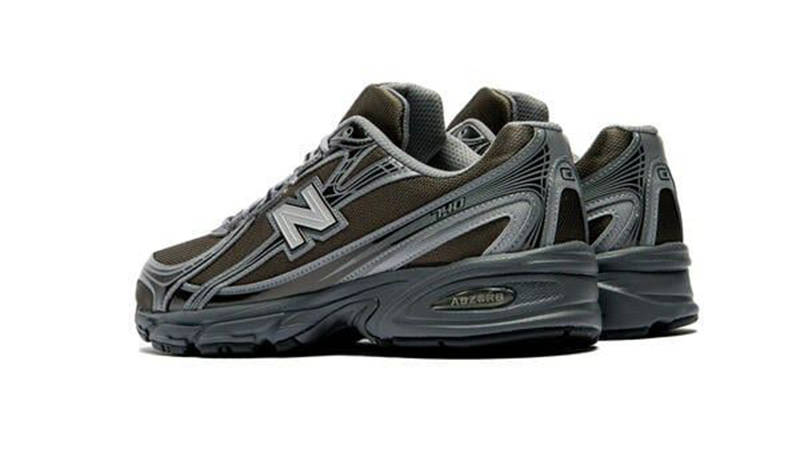 New Balance 740 Black Olive Metallic U7407YI back