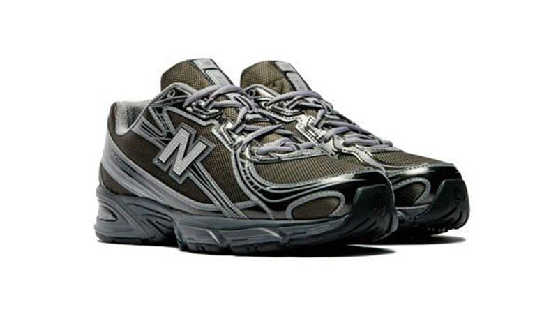 New Balance 740 Black Olive Metallic U7407YI front