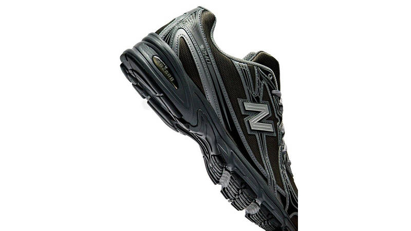 New Balance 740 Black Olive Metallic U7407YI heel