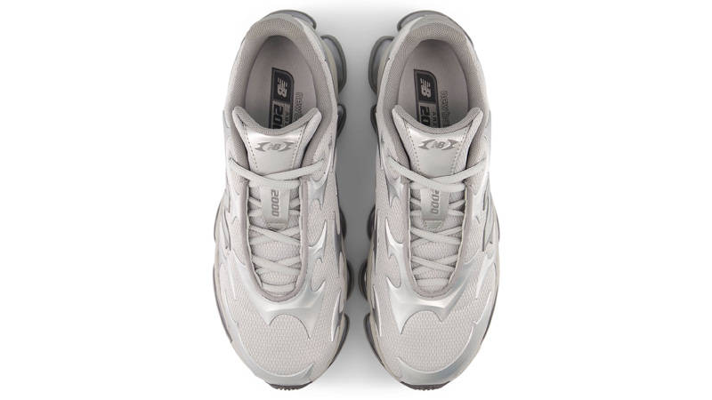 New Balance ABZORB 2000 Silver Metallic Top Down View