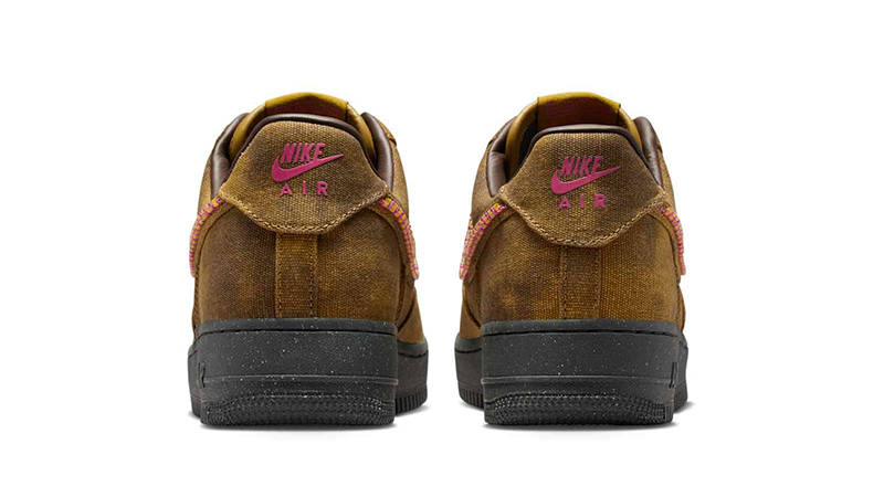 Nike Air Force 1 Boucle QS Desert Moss back