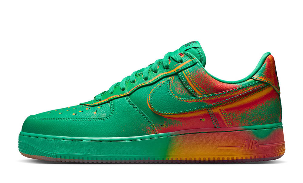 Nike Air Force 1 Low Stadium Green Spray Orange