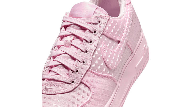 Nike Air Force 1 Low Valentines Day Pink Foam IQ9965-601 tongue