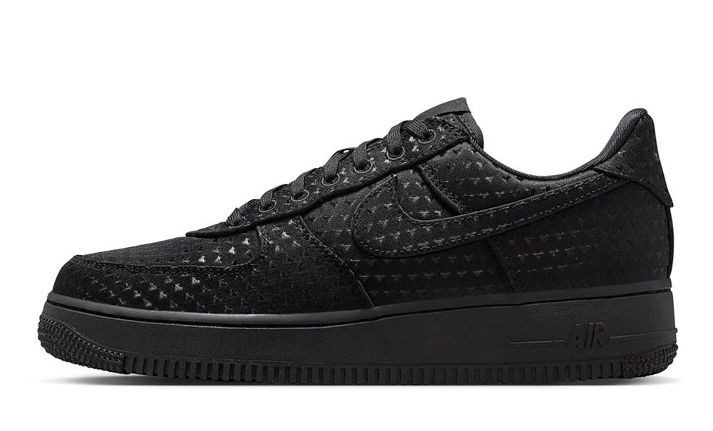 Nike Air Force 1 Low Valentines Day Triple Black IQ9965-001