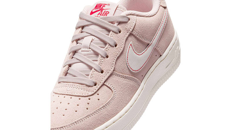 Nike Air Force 1 LV8 GS Silt Red Sail IB5688-600 tongue