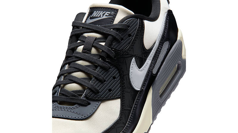 Nike Air Max 90 Black Croc IO4468-100 tongue