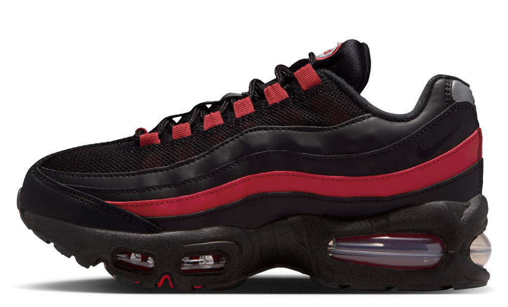 Nike Air Max 95 GS Black Team Crimson
