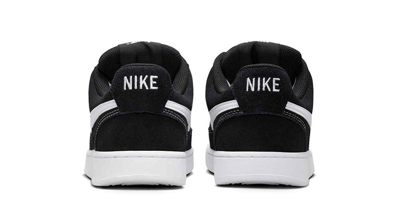 Nike Court Vision Low Black White IO9554-001 back
