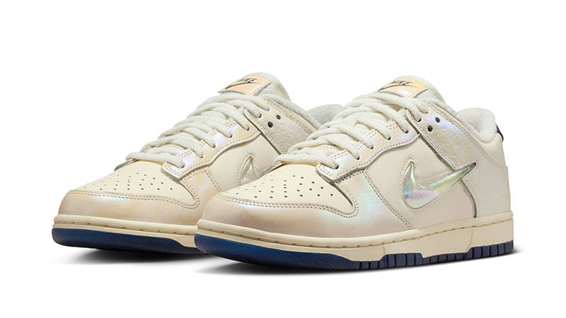 Nike Dunk Low Metallic Jewel Swoosh Sail IM6571-027 front