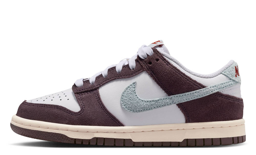 Nike Dunk Low SE GS Team Crimson Glacier Blue