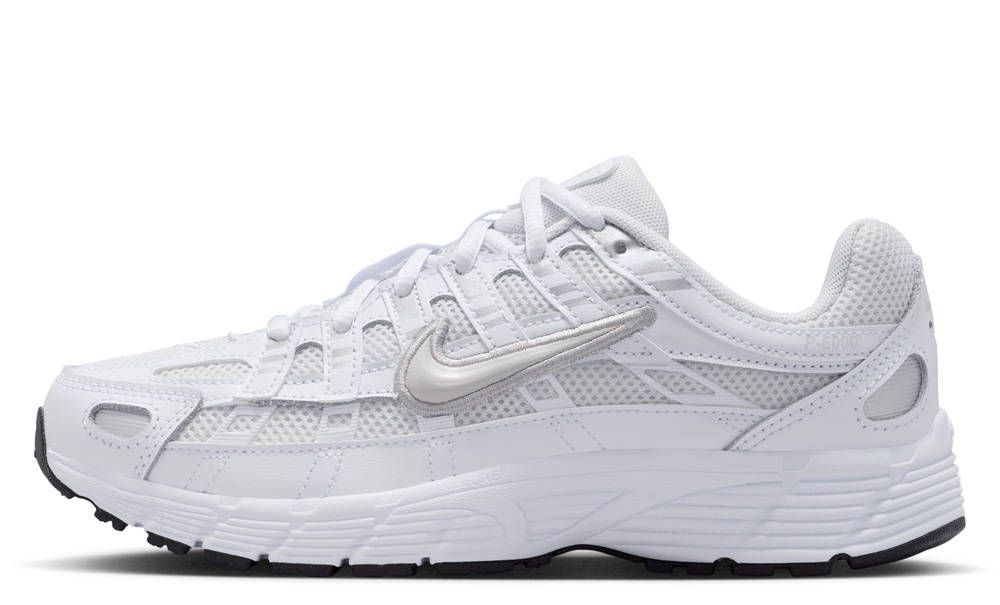 Nike P-6000 GS Platinum Tint White Silver