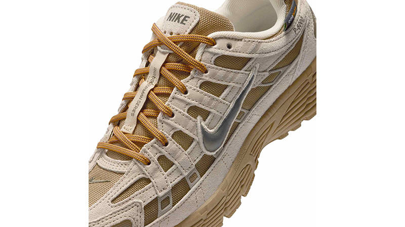 Nike P-6000 Premium GS Filbert Desert Khaki IO4668-201 tongue