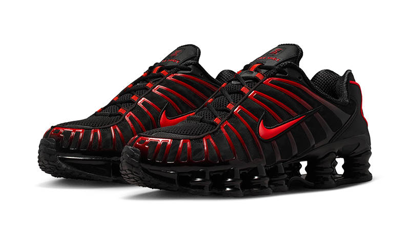 Nike Shox TL Black Light Crimson | AV3595-016 | The Sole Supplier