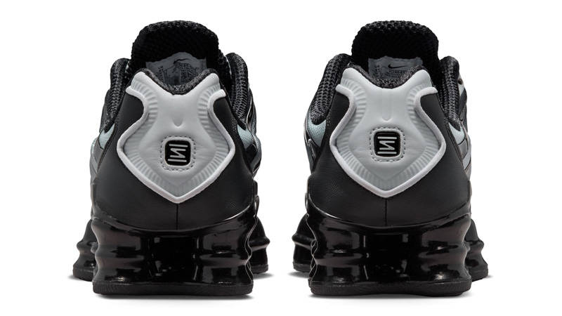 Nike Shox TL GS Black White Rear View