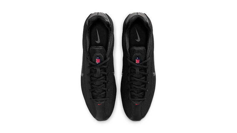 Nike Shox Z Black University Red HQ7540-003 middle