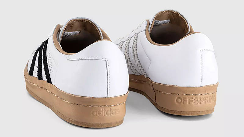 Offspring x adidas Superstar Vintage White Black HQ7567 back