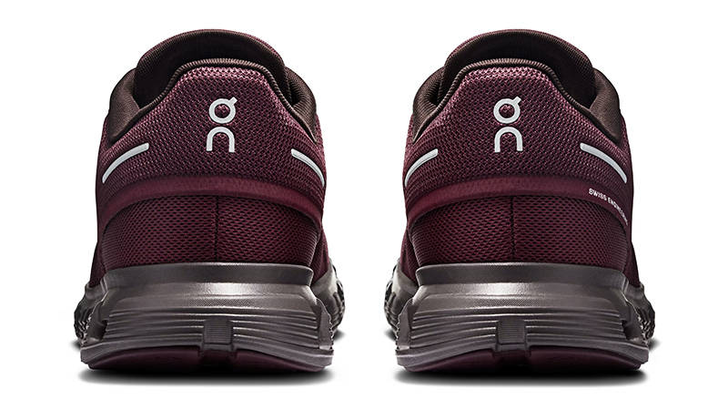 On Running Cloud 6 in Mulberry Pebble 3MF10072634 back