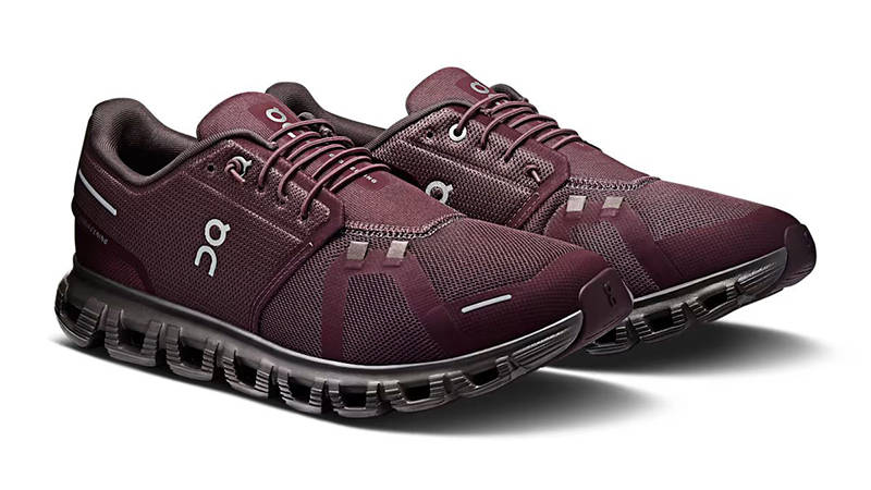 On Running Cloud 6 in Mulberry Pebble 3MF10072634 front