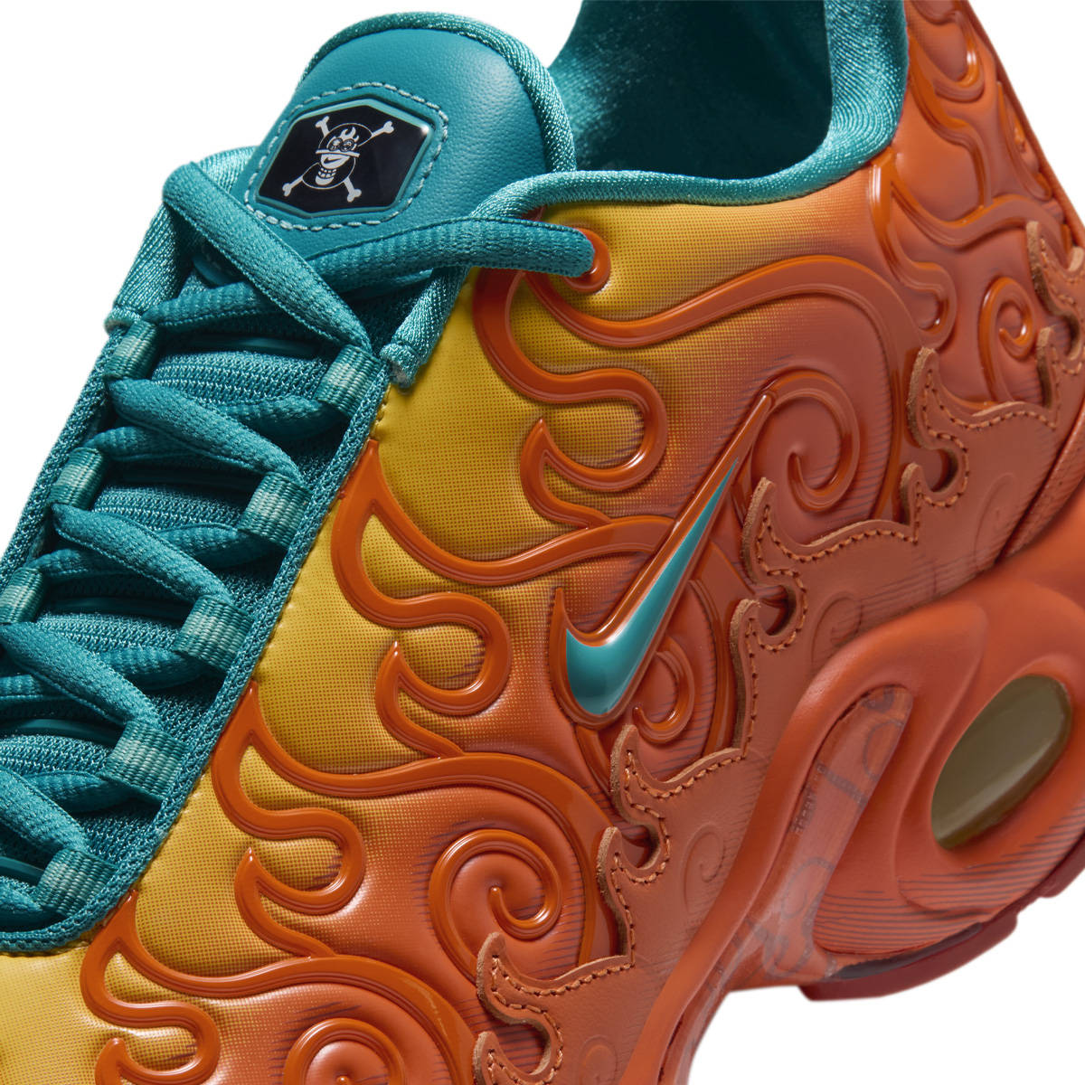 One Piece x Nike TN Air Max Plus ‘Mera’ Portgas D. Ace Detail