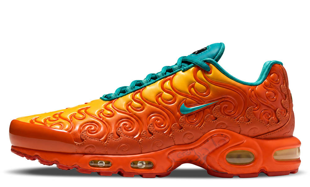 One Piece x Nike TN Air Max Plus ‘Mera’ Portgas D. Ace Mockup