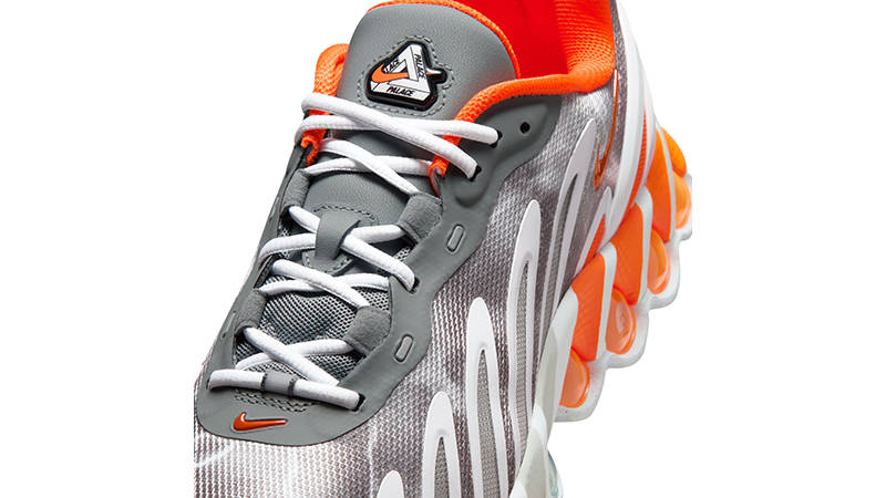 Palace x Nike Air Max Dn8 Dusty Grey Orange IB4181-002 tongue