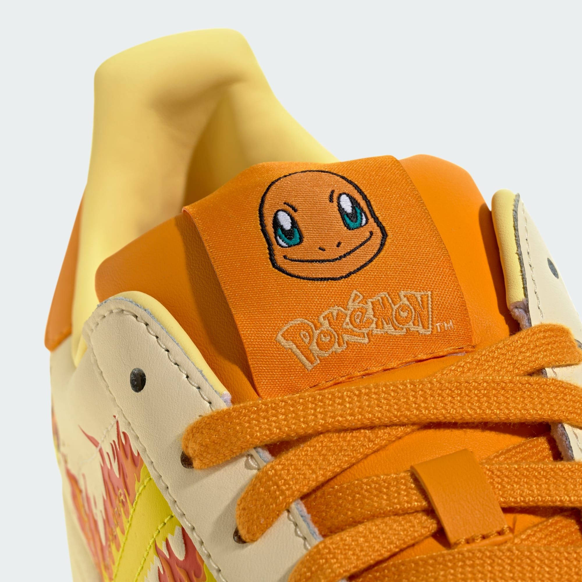 Pokémon x adidas Superstar Charmander White Yellow KI2855 tongue