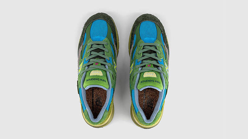 Salehe Bembury x New Balance 992 Green Multi middle