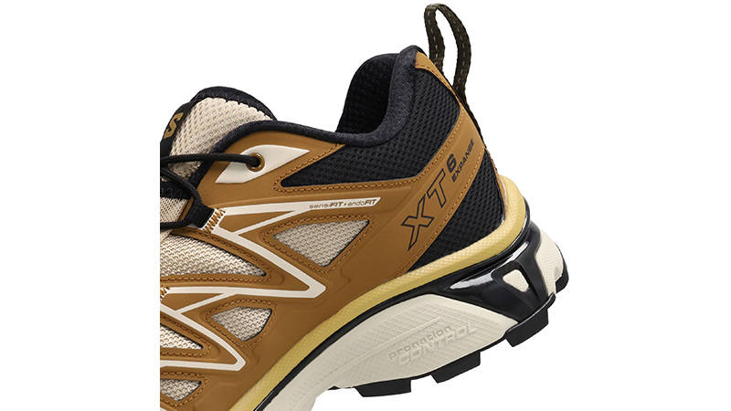 Salomon XT-6 Expanse Safari Bronze L49194100 heel