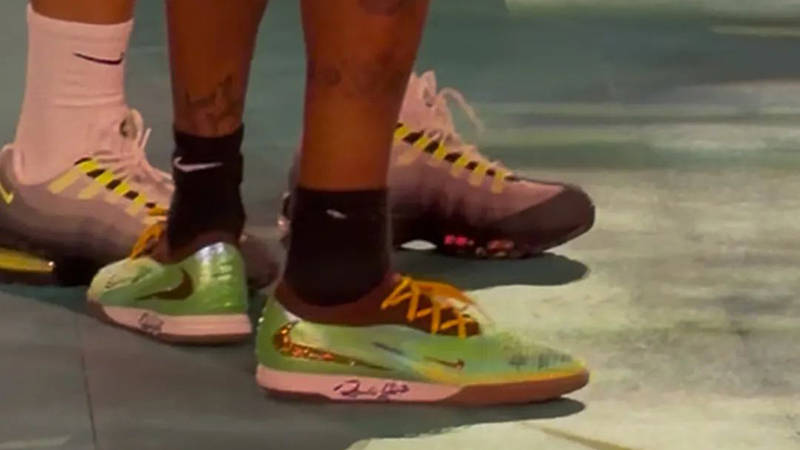 Travis Scott x Nike Phantom 6 Low Green Brown back