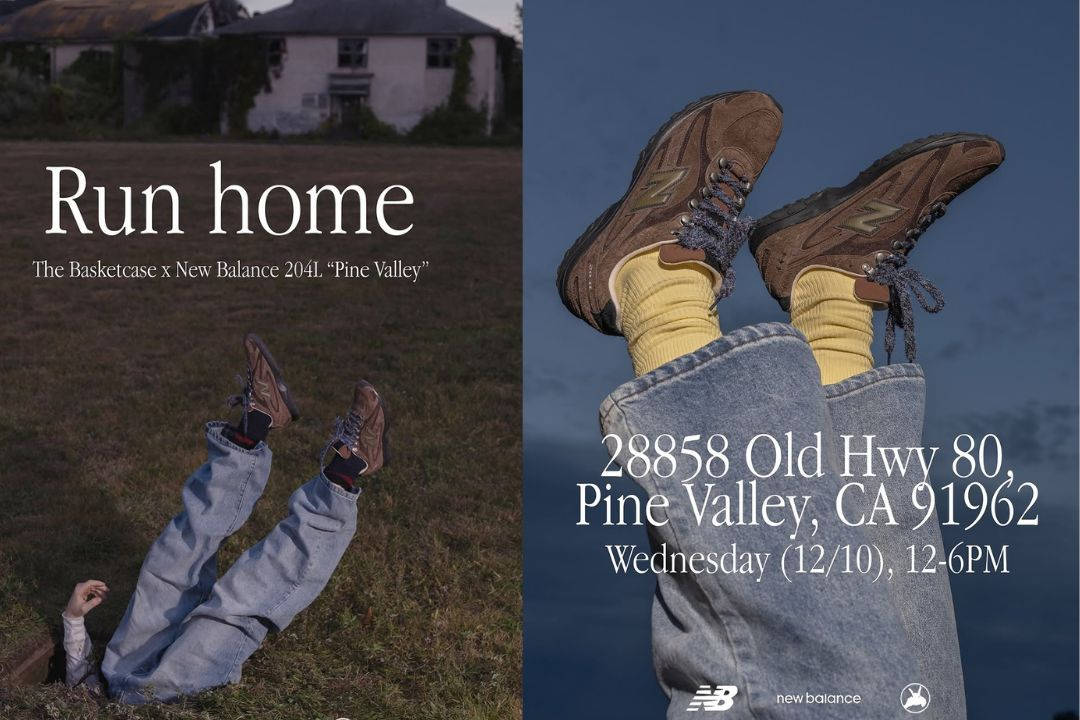 basketcase x new balance 204L pine valley adverts