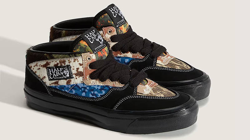 Vans OTW x Motherlan Premium Half Cab Black Multi VN000EJ0W09 front